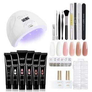 Set of Gel for Nails 6W Lamp LED Set Of Manicure Full / Complete Nail S